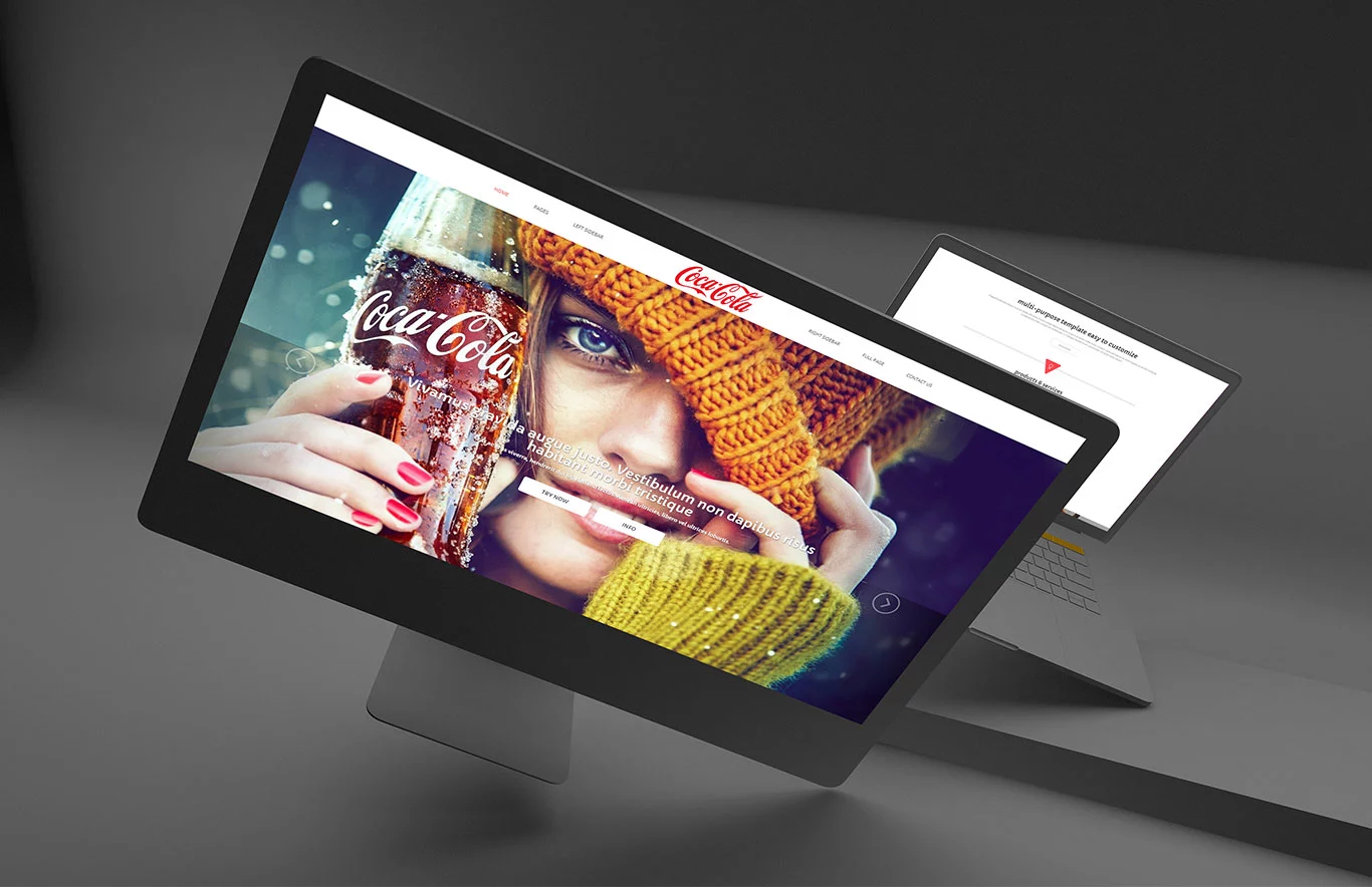 Go Up AE - Coca Cola Website Design