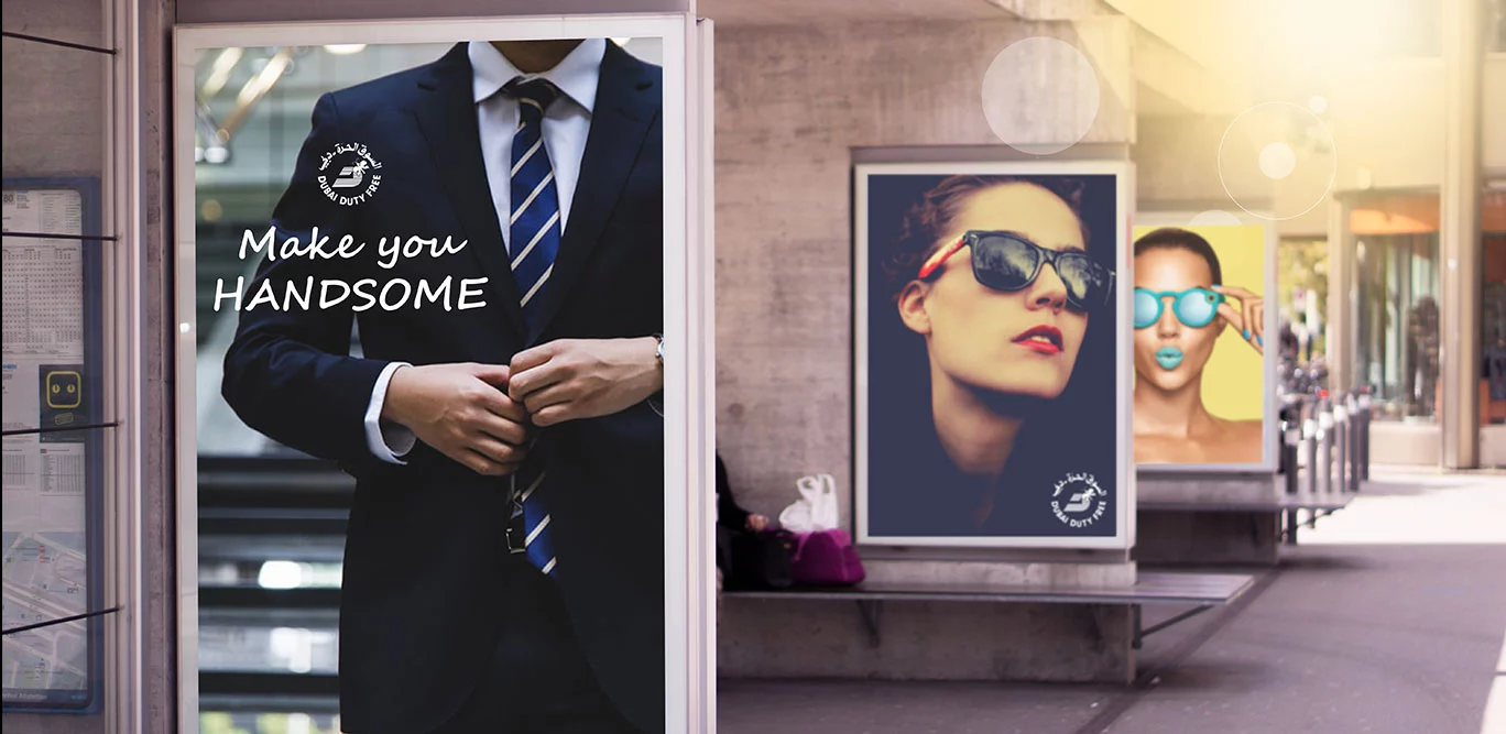 Go Up AE - Duty Free Marketing Mockup