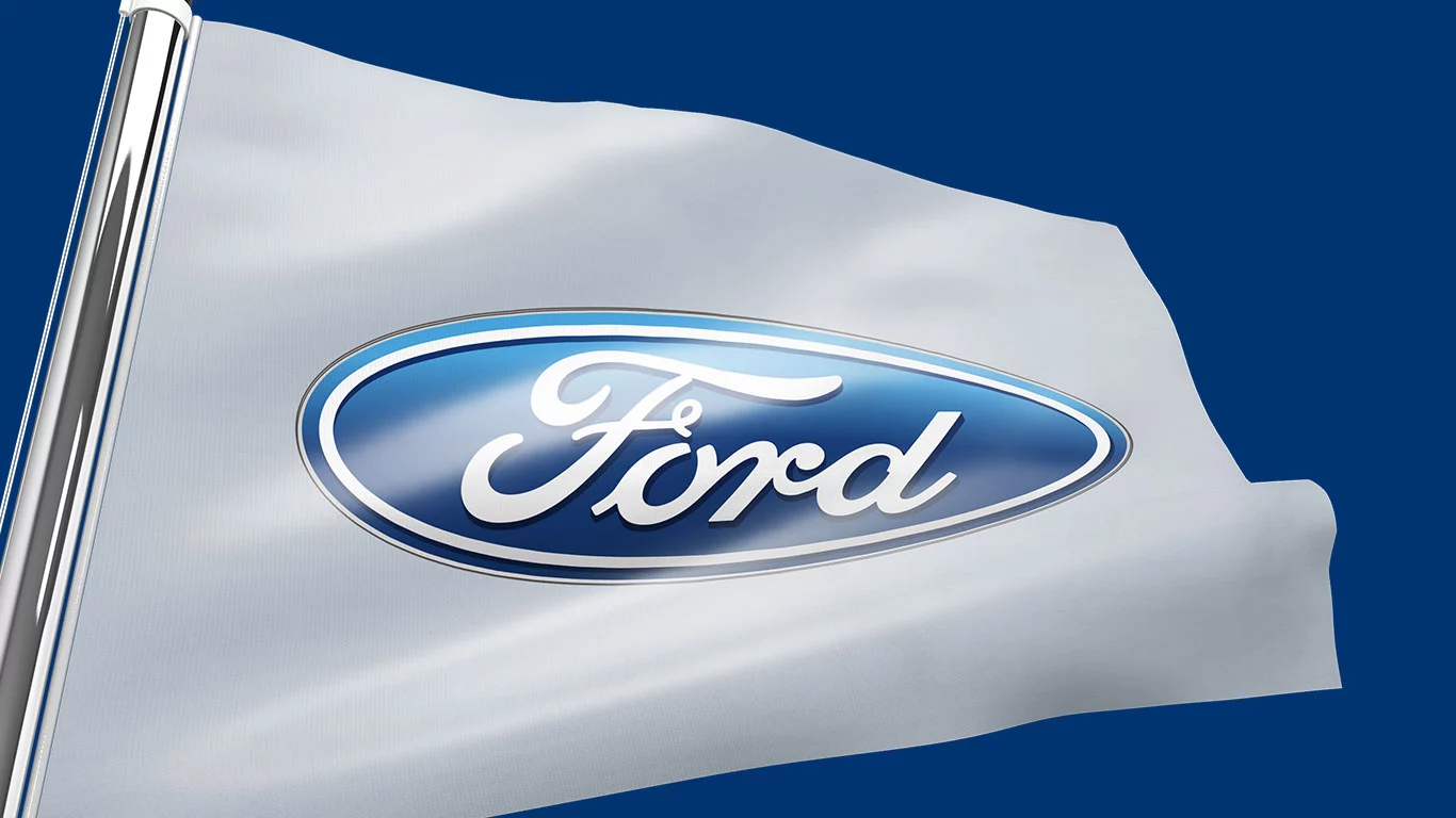 Go Up AE - Ford Rally Flag