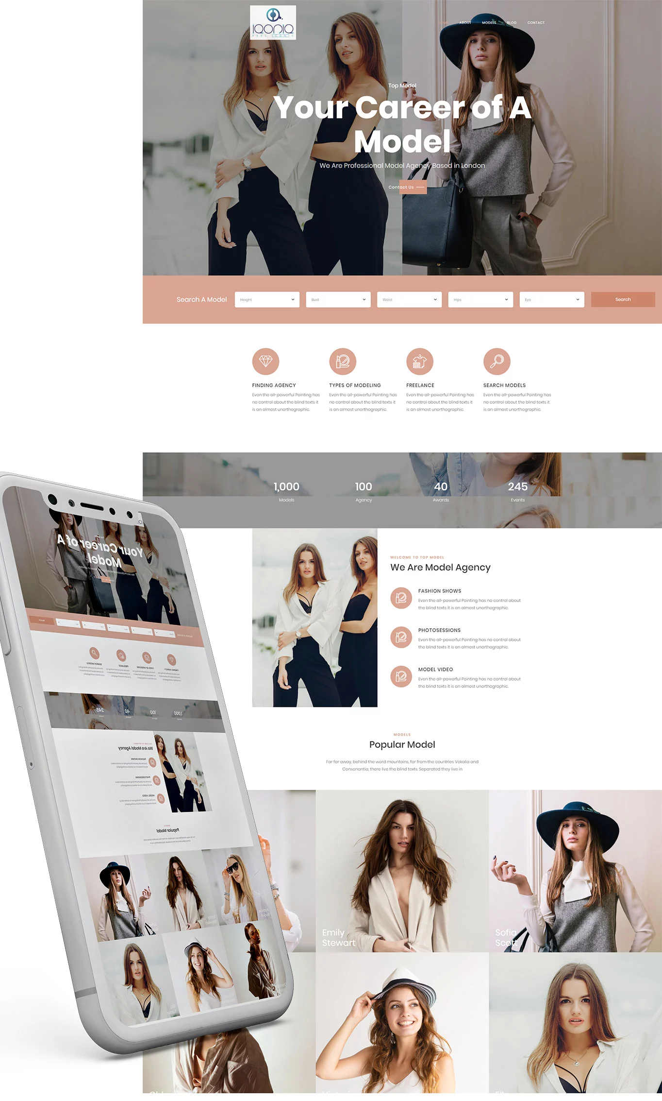 Go Up AE - Iqoniq Mockup