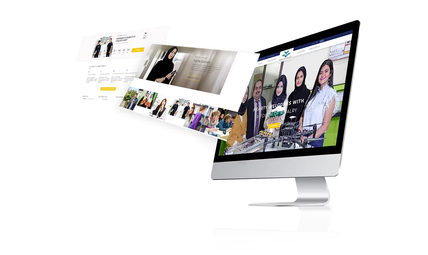 Go Up AE - Dubai City College Mockup