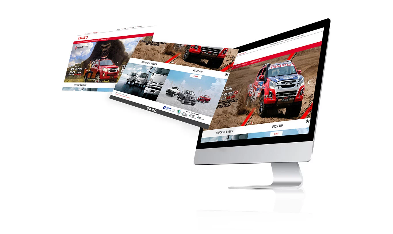 Go Up AE - Isuzu Mockup